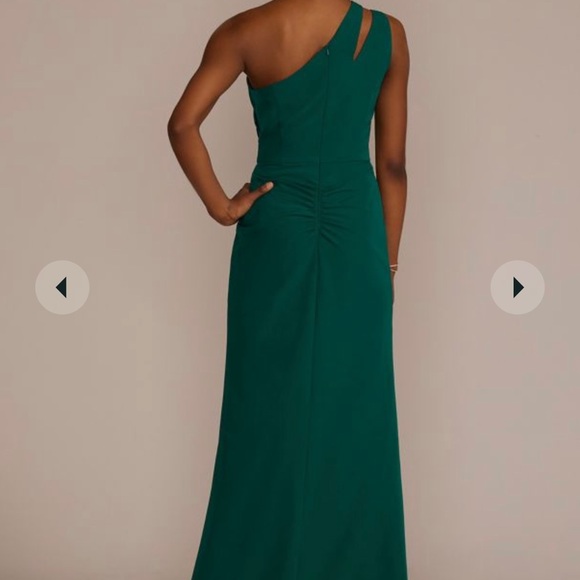 David’s bridal size 10 formal dress, color wine - Picture 2 of 2